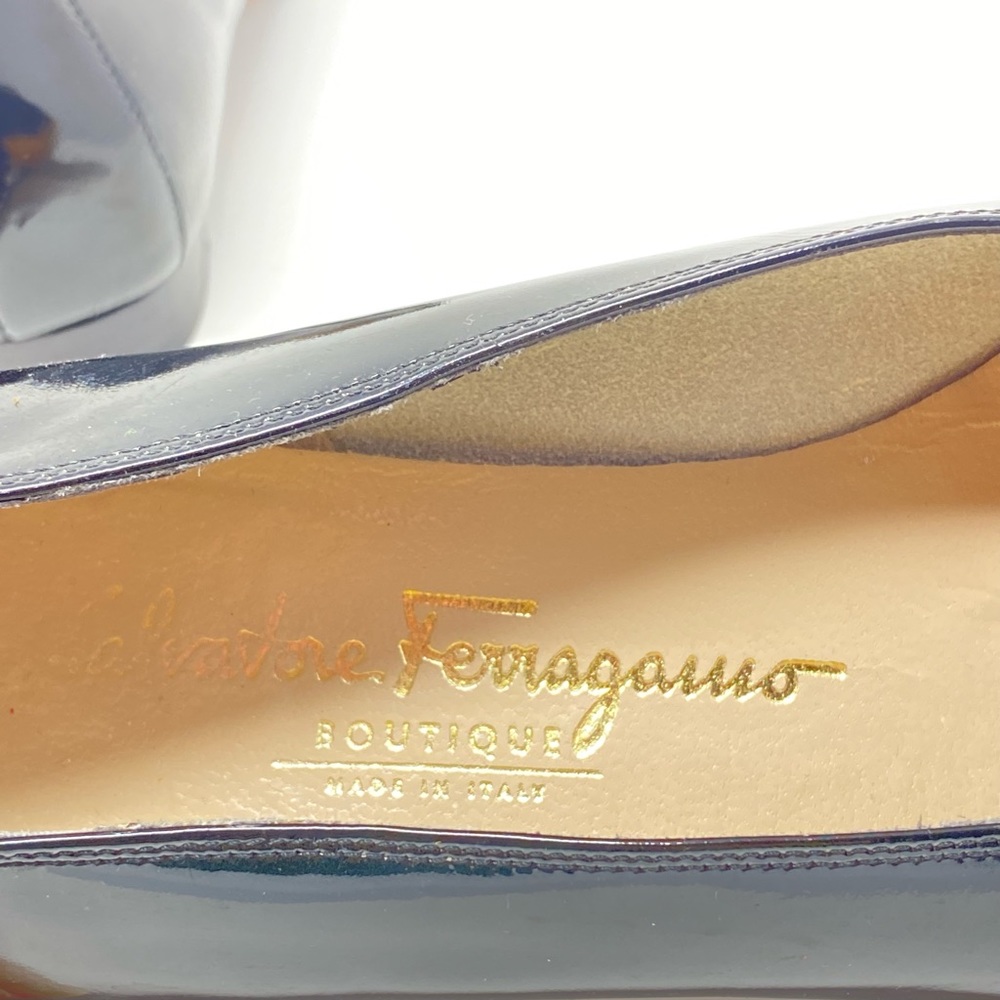 ❤️Salvatore Ferragamo Vintage Black Loafer. Size 8B - Picture 11 of 11